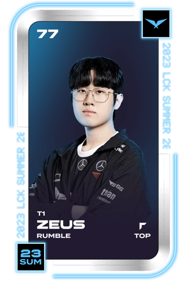 T1 Zeus - LCK LEGENDARIES