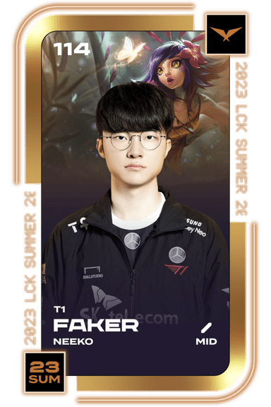 T1 Faker x Neeko - LCK LEGENDARIES